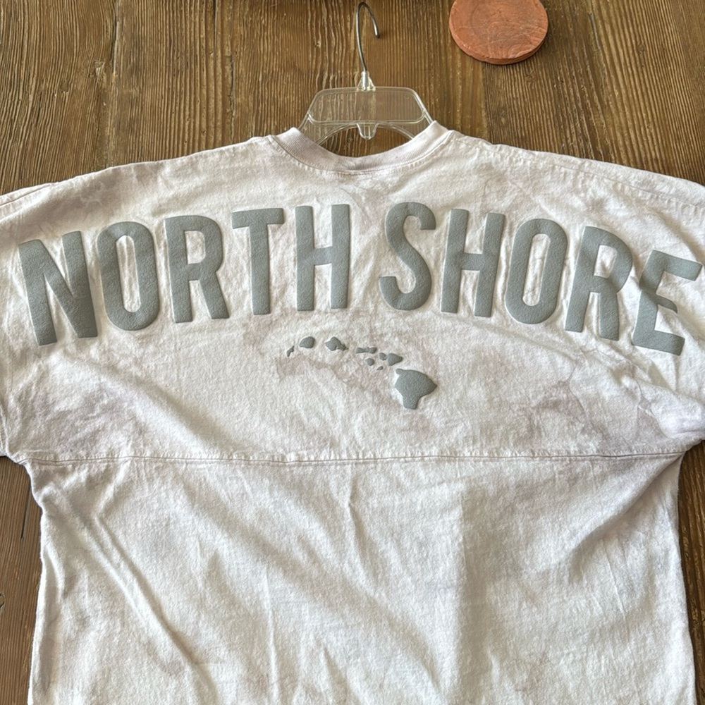 Spirit Jersey North Shore Long Sleeve T-Shirt Size S gray marble